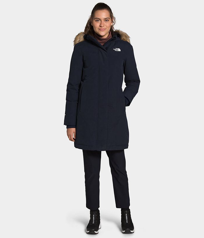 Parka The North Face Mujer Arctic - Colombia MXQARJ576 - Azul Marino